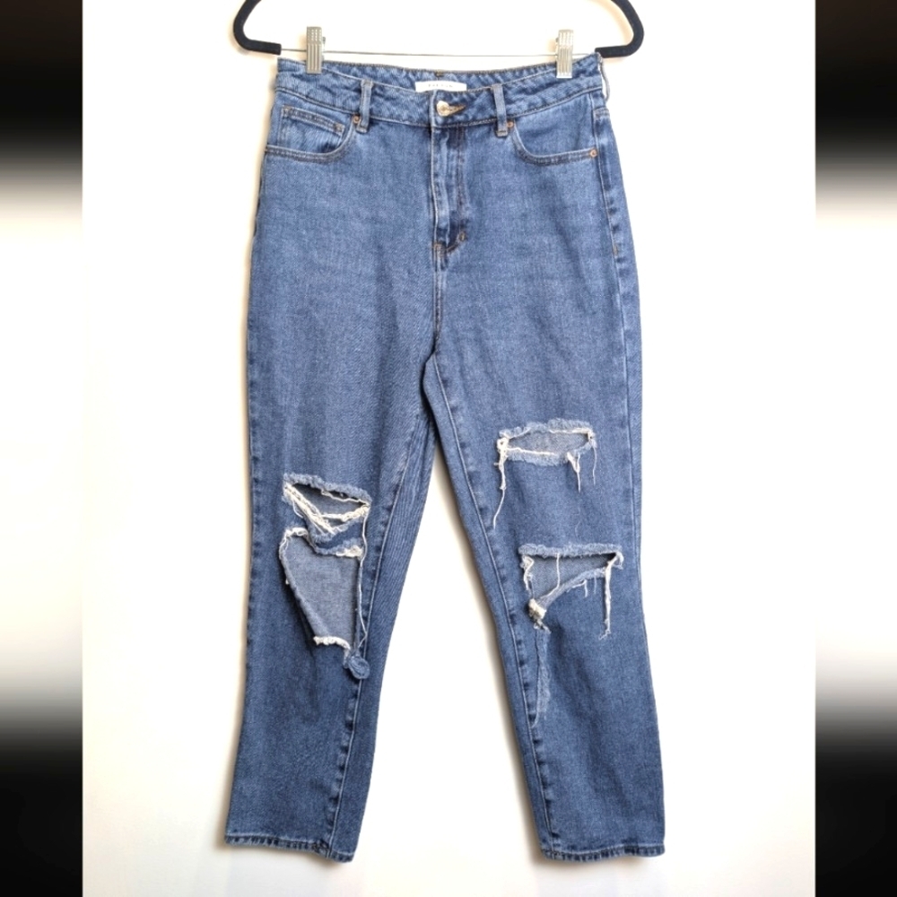 Pacsun Distressed High Waist Mom Jeans Size 28